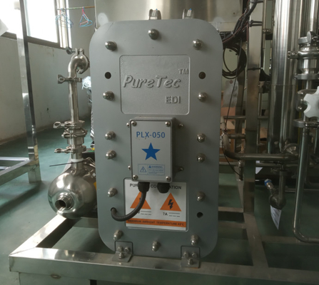 Καθαρισμένο βρύση υδάτινο σύστημα 250LPH SS316 για φαρμακευτικό διπλό ROsystem EDI