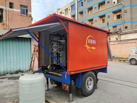Demineralizer Tretment νερού αυτοκινήτων ρυμουλκών φορτηγών ρυμούλκησης κινητό κινητό ρυμουλκό αντίστροφης όσμωσης Tralier για την πώληση