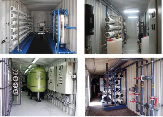 55KW συσκευασμένη ηλιακή τροφοδοτημένη μεμβράνη εγκαταστάσεων DOW αφαλάτωσης