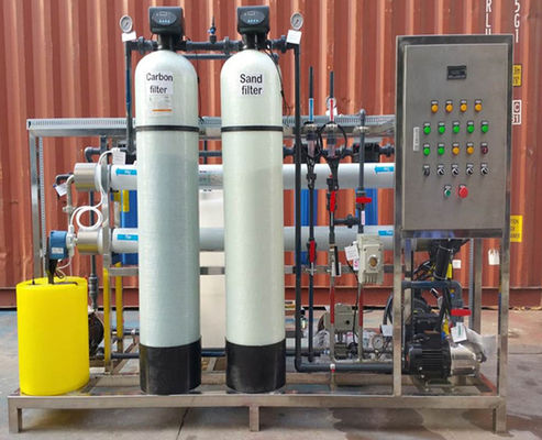 99% Deionization υφαλμυρή αφαλάτωση 40000ppm TDS νερού της θάλασσας εγκαταστάσεων νερού RO