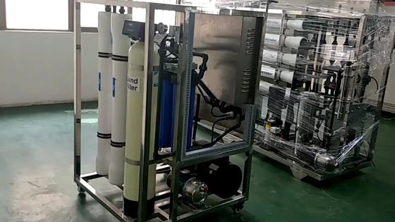 250L/Hour εγκαταστάσεις καθαρισμού θαλάσσιου νερού, διηθητήρας θαλάσσιου νερού φίλτρων 5micron PP