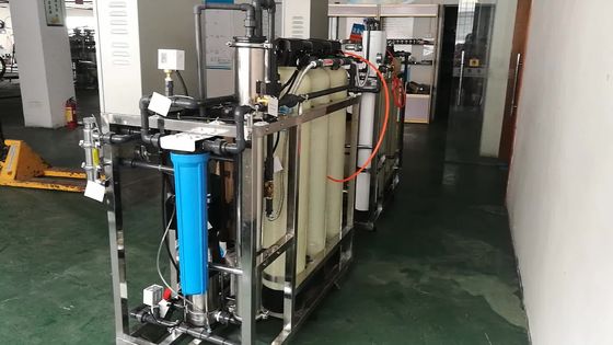 Υφαλμυρά συστήματα νερού RO θαλασσινού νερού 5 μικρό με το φίλτρο FRP