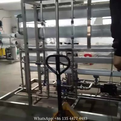 4KW υφαλμυρές εγκαταστάσεις νερού RO, συστήματα επεξεργασίας θαλασσινού νερού 280KG