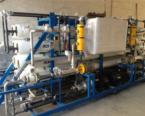 4KW υφαλμυρές εγκαταστάσεις νερού RO, συστήματα επεξεργασίας θαλασσινού νερού 280KG