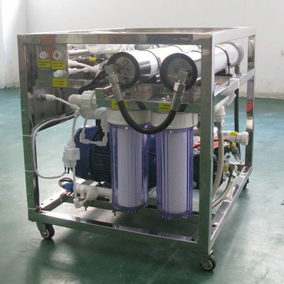 4KW υφαλμυρές εγκαταστάσεις νερού RO, συστήματα επεξεργασίας θαλασσινού νερού 280KG