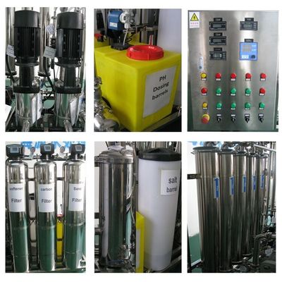 Εγκαταστάσεις 50Hz 1TPH Eco αντίστροφης όσμωσης RO διάλυσης φιλικό με τη UV τεχνολογία