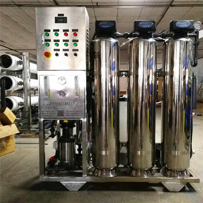 1.65kw εγκαταστάσεις αντίστροφης όσμωσης RO, εργοστάσιο επεξεργασίας νερού διάλυσης SS304