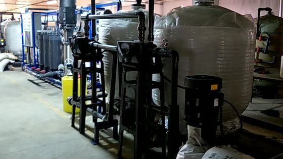 Εγκαταστάσεις αντίστροφης όσμωσης RO φίλτρων PP, Electrodialysis FRP εργοστάσιο επεξεργασίας νερού