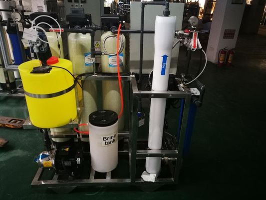1.65KW μονάδα αποδοτικότητα καθαρισμού νερού αντίστροφης όσμωσης αποκατάστασης 50%~85%