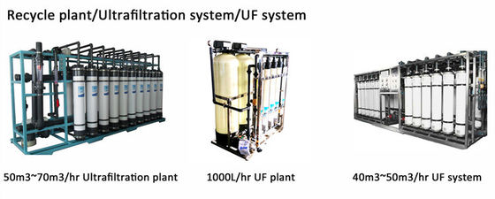 99.99% Ultrafiltration κατεργασία ύδατος συστημάτων, εγκαταστάσεις lph φίλτρων 2000 FRP rO