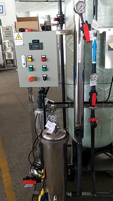 Βιομηχανική πίεση 220V φραγμών φίλτρων 10-15 νερού ρητίνης ιονικής ανταλλαγής