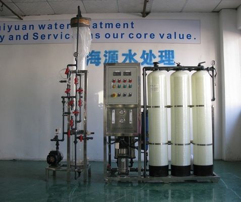 2TPH εξιοντισμένα υδάτινα συστήματα, μικτός PLC demineralizer κρεβατιών ODM διαθέσιμος