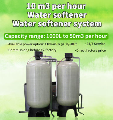 1500W φίμπεργκλας υλικό 1500ppm TDS κασετών συστημάτων φίλτρων αποσκληρυντικών νερού