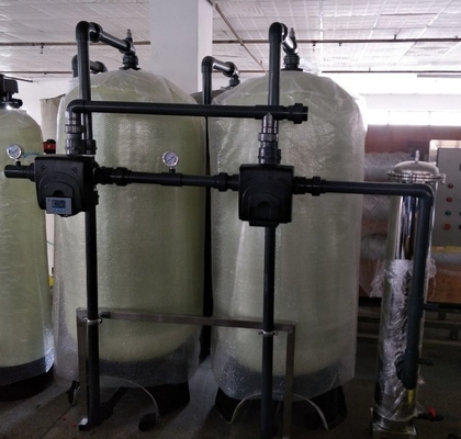 2500L/H ενεργό φίλτρο άμμου χαλαζία άνθρακα ανοξείδωτου χάλυβα άνθρακα