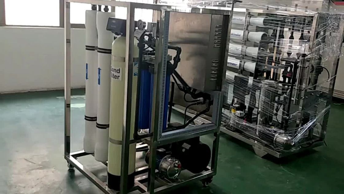 250L/Hour εγκαταστάσεις καθαρισμού θαλάσσιου νερού, διηθητήρας θαλάσσιου νερού φίλτρων 5micron PP