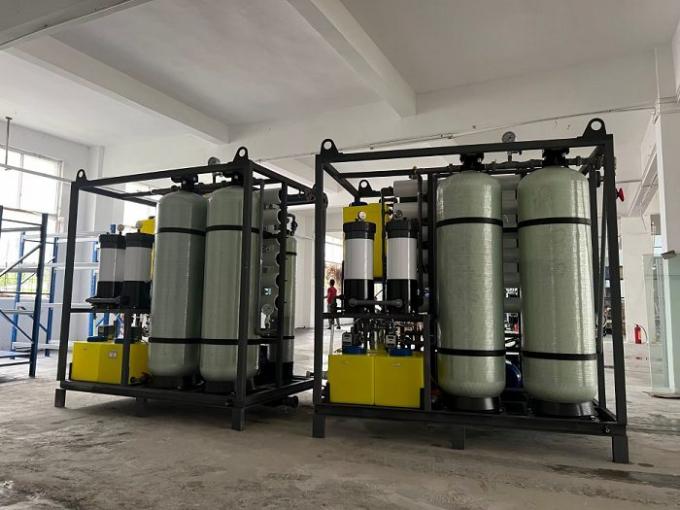 Salt Water Sea Water Seawater Reverse Osmosis Systems Desalination Containerized Sea Water Desalination Unit and System