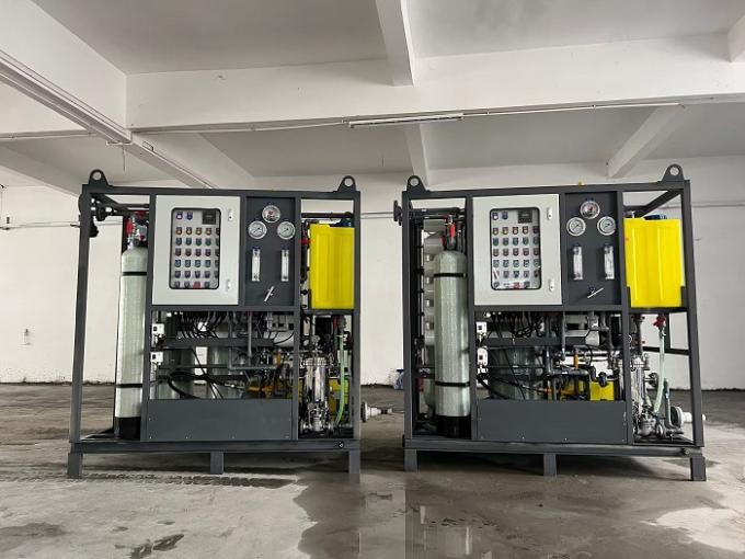 Salt Water Sea Water Seawater Reverse Osmosis Systems Desalination Containerized Sea Water Desalination Unit and System
