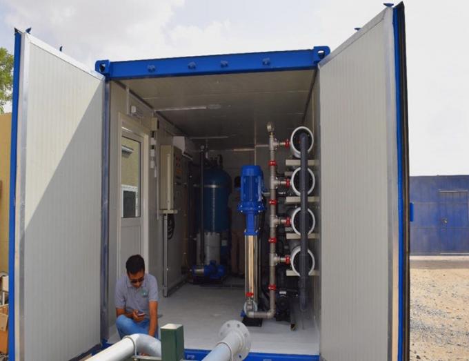 Containerized Solar Powered Marine Seawater Desalination Reverse Osmosis RO System Borehole Sea Water Desalination Systems