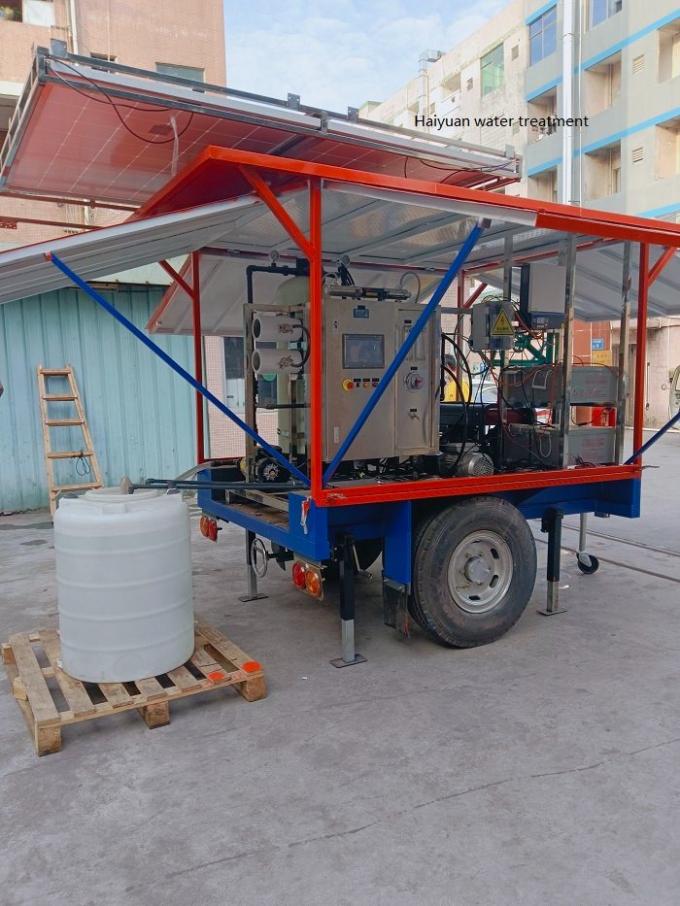 Solar Power Diesel Generator Tow Truck Water Treatment Trailer Car Water Treatment Mobile Water Treatment Trailer