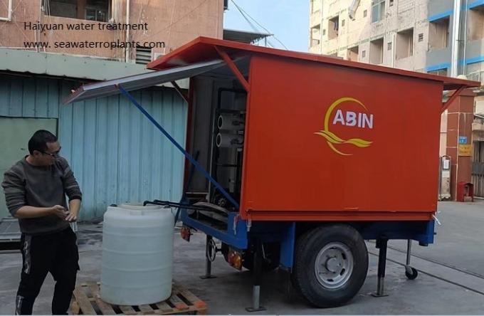 Solar Power Diesel Generator Tow Truck Water Treatment Trailer Car Water Treatment Mobile Water Treatment Trailer