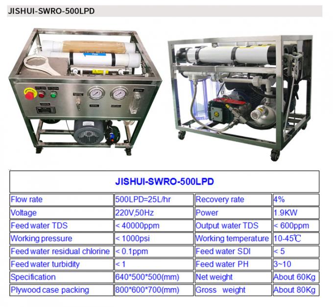 Small Mini Sea Water Desalination Machine Sea Water Desalination Plant for Home