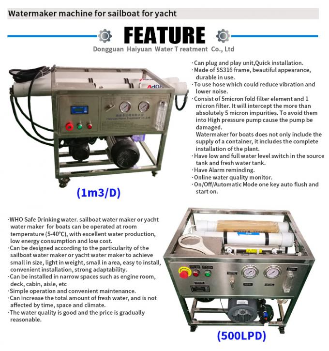 Marine Sea Water Maker for Yacht and Fishing