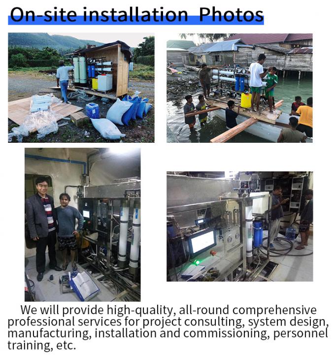 Marine Water Salt Water Desalination Plant RO Sea Water Seawater Desalination Plant for Salt Water