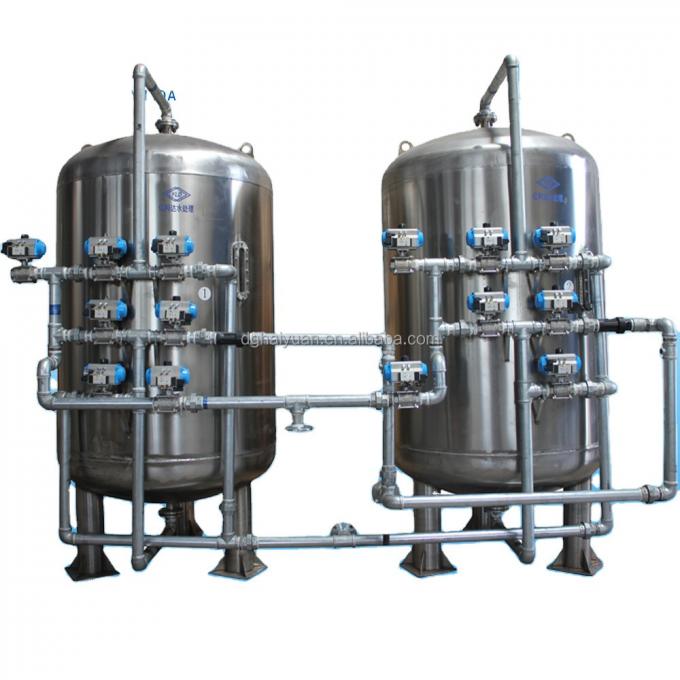 Sistema De Filtracion De Agua FRP Filtro De Agua De Arena Filtro De Carbon Activo De Acero Al Carbono Filtro De Arena De Cuarzo