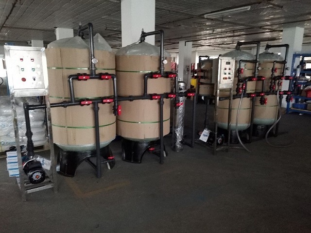 PLC Brackish Water Softening Water Softener System Automatic Hard Water Softener for Irrigation
